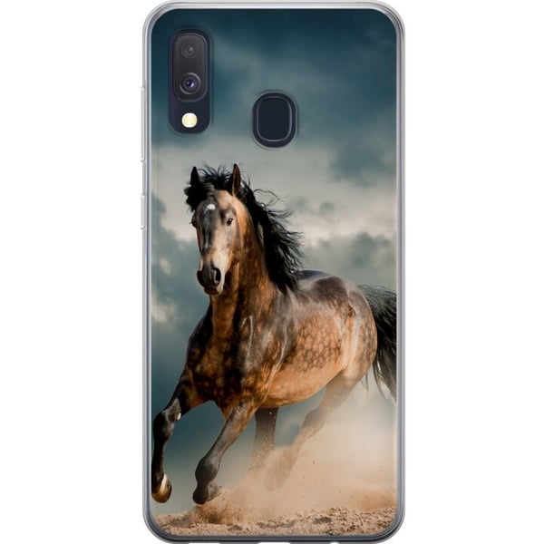 Kompatibelt Mobilskal till Samsung Galaxy A40 Häst Kompatibelt Mobilskal till Samsung Galaxy A40 Häst