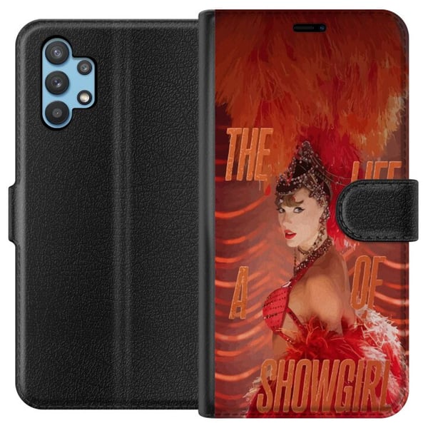 Kompatibelt Plånboksfodral till Samsung Galaxy A32 5G Taylor Swift The Life of a Showgirl – Live Performance Popdiva Moment
