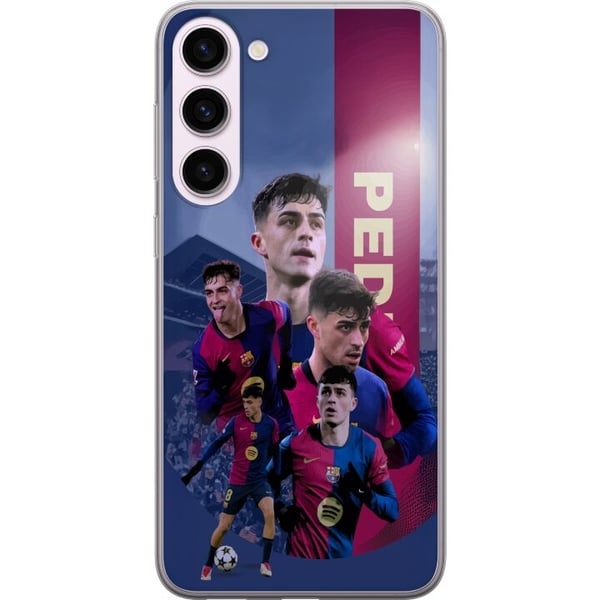 Kompatibel Mobilcover til Samsung Galaxy S23+ Pedri Barcelona Spanien fodbold midtbanespiller ungt talent teknisk dygtig spiller med stærk udvikling Kompatibel Mobilcover til Samsung Galaxy S23+ Pedri Barcelona Spanien fodbold midtbanespiller ungt talent teknisk dygtig spiller med stærk udvikling