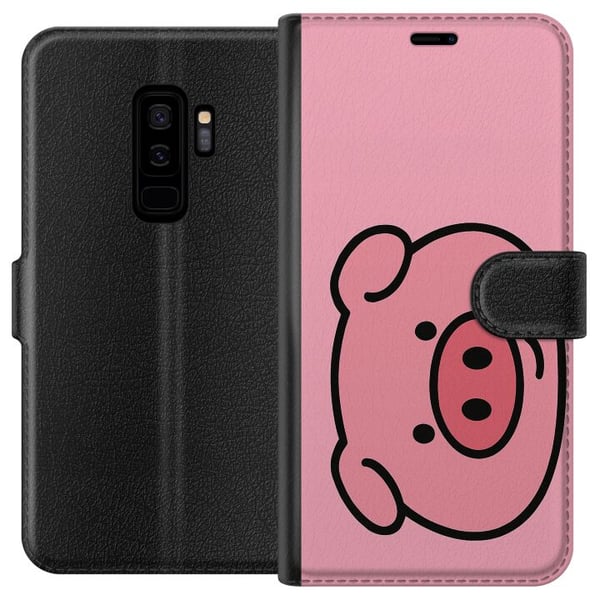 Kompatibelt Plånboksfodral till Samsung Galaxy S9+ Kawaii Piggy Kompatibelt Plånboksfodral till Samsung Galaxy S9+ Kawaii Piggy