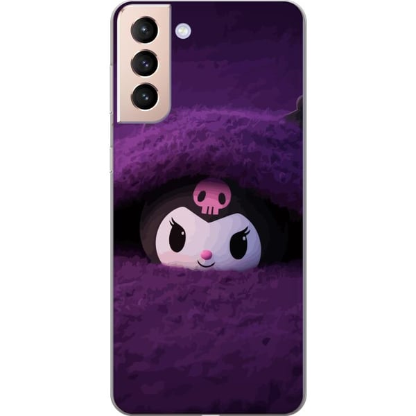 Kompatibelt Mobildeksel til Samsung Galaxy S21 Kuromi-inspirert figur i lilla, fluffy fantasymiljø med mystisk kawaii-følelse Kompatibelt Mobildeksel til Samsung Galaxy S21 Kuromi-inspirert figur i lilla, fluffy fantasymiljø med mystisk kawaii-følelse