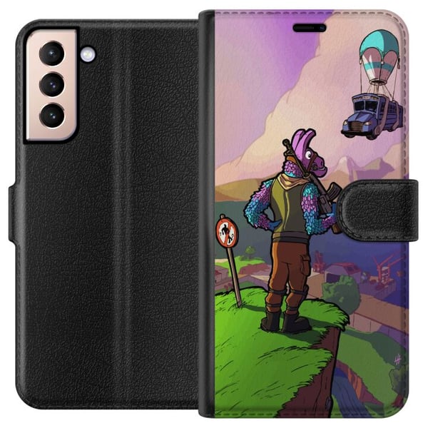 Kompatibelt Lommeboketui til Samsung Galaxy S21 Fortnite Kompatibelt Lommeboketui til Samsung Galaxy S21 Fortnite