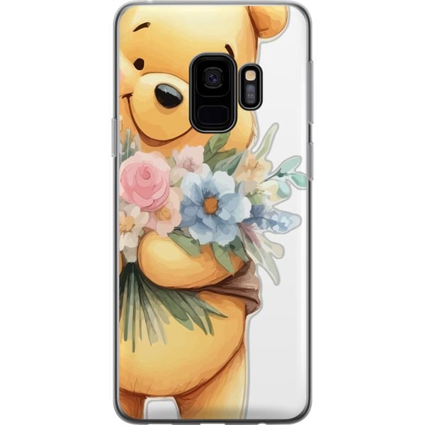 Kompatibelt Mobilskal till Samsung Galaxy S9 Nalle Puh med blommor – klassisk barnfavorit i blommande vårmiljö Kompatibelt Mobilskal till Samsung Galaxy S9 Nalle Puh med blommor – klassisk barnfavorit i blommande vårmiljö