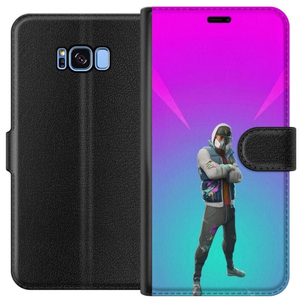 Kompatibelt Plånboksfodral till Samsung Galaxy S8 black knight fortnite Kompatibelt Plånboksfodral till Samsung Galaxy S8 black knight fortnite