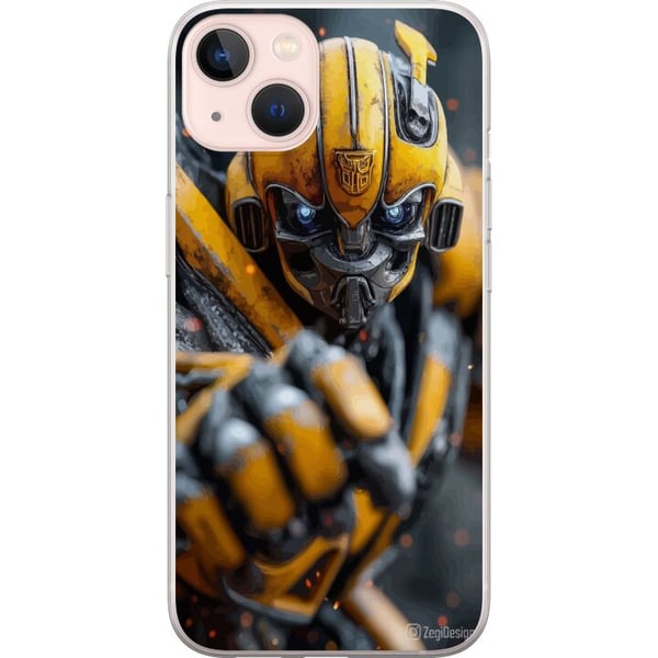 Kompatibelt Mobildeksel til Apple iPhone 13 Bumblebee Transformers gul robot mecha sci-fi actionkriger detaljert cyberpunkheltemotiv plakat Kompatibelt Mobildeksel til Apple iPhone 13 Bumblebee Transformers gul robot mecha sci-fi actionkriger detaljert cyberpunkheltemotiv plakat