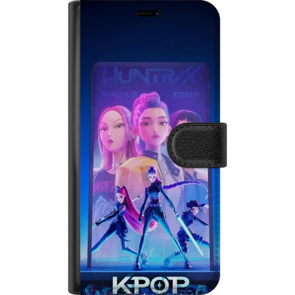Kompatibelt Plånboksfodral till Samsung Galaxy S9+ KPop Demon Hunters 2 HuntrX futuristiskt KPopmotiv med scen och stark energi