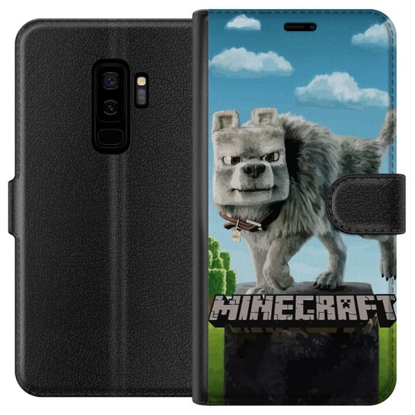 Kompatibelt Plånboksfodral till Samsung Galaxy S9+ A Minecraft Movie Kompatibelt Plånboksfodral till Samsung Galaxy S9+ A Minecraft Movie
