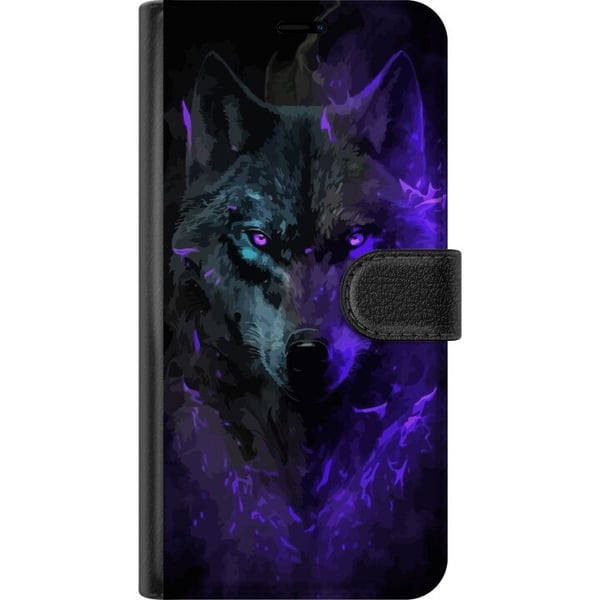 Kompatibelt Lommeboketui til Samsung Galaxy S10 Lite Ulve Lilla