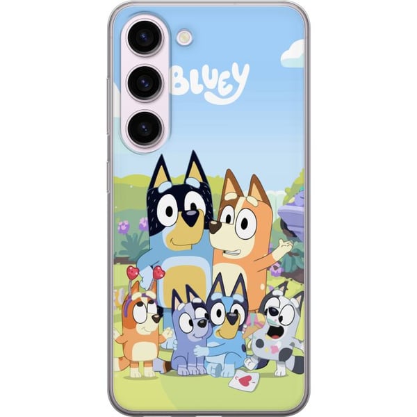 Kompatibel Mobilcover til Samsung Galaxy S23 Bluey mobilcover med hele familien i farverigt design Kompatibel Mobilcover til Samsung Galaxy S23 Bluey mobilcover med hele familien i farverigt design