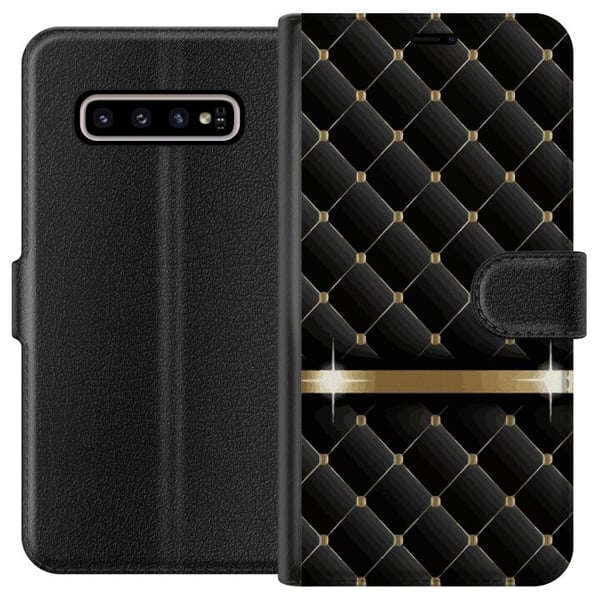 Kompatibelt Plånboksfodral till Samsung Galaxy S10+ Luxuös