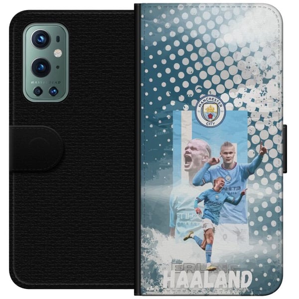Kompatibel Tegnebogsetui til OnePlus 9 Pro Erling Haaland Manchester City Norge målgaranti enorm fysik og knivskarpe afslutninger der gør ham til Cit