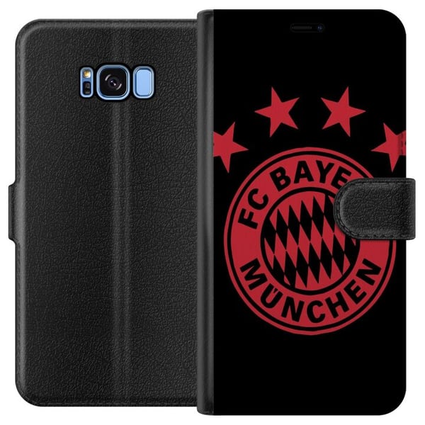 Kompatibelt Plånboksfodral till Samsung Galaxy S8 FC Bayern München Kompatibelt Plånboksfodral till Samsung Galaxy S8 FC Bayern München