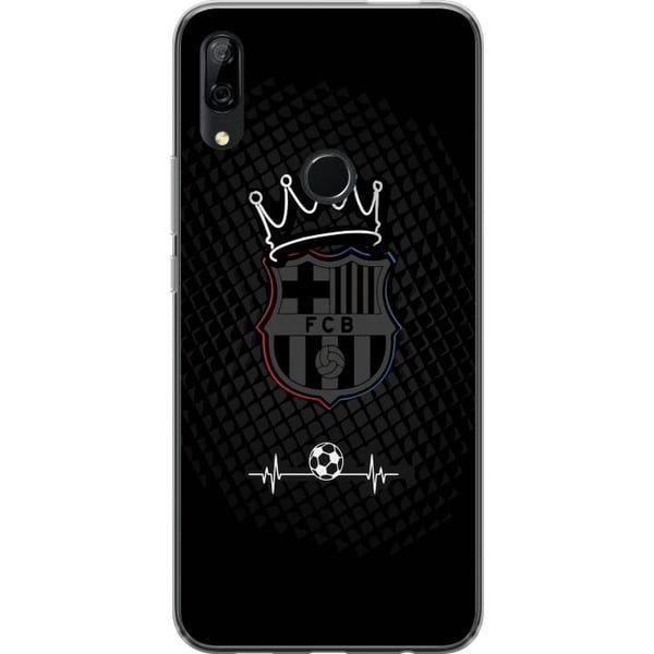 Yhteensopiva Puhelinkuori Huawei P Smart Z FC Barcelona Emblem Fotboll Motiv Blå Röd Klubblogo
