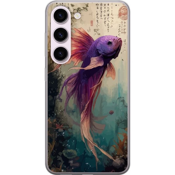 Kompatibel Mobilcover til Samsung Galaxy S23 Asiatisk koifisk japansk akvarium