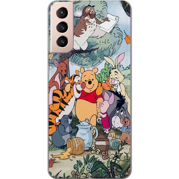 Kompatibelt Mobildeksel til Samsung Galaxy S21 Nalle Puh og hans venner
