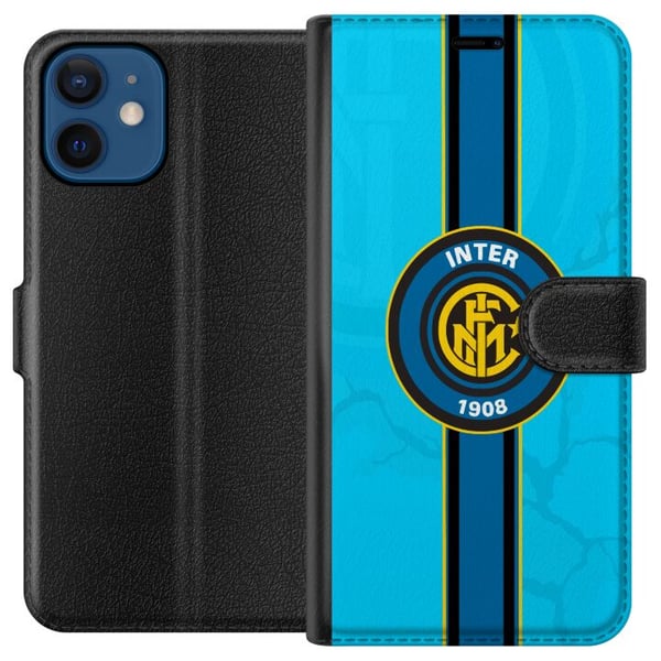 Yhteensopiva Lompakkokotelo Apple iPhone 12 mini Inter Milan