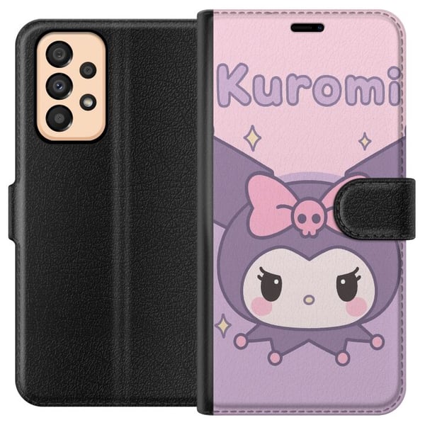 Yhteensopiva Lompakkokotelo Samsung Galaxy A33 5G Kuromi Kawaii