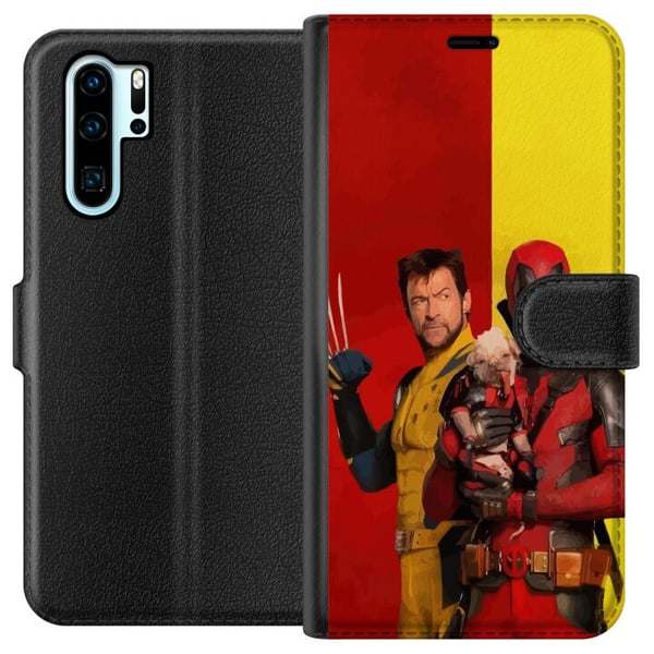 Yhteensopiva Lompakkokotelo Huawei P30 Pro Deadpool & Wolverine