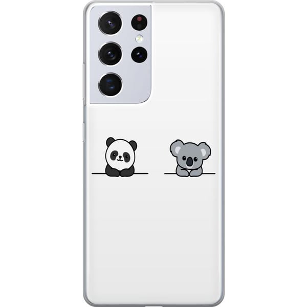 Kompatibel Mobilcover til Samsung Galaxy S21 Ultra 5G Panda Koala