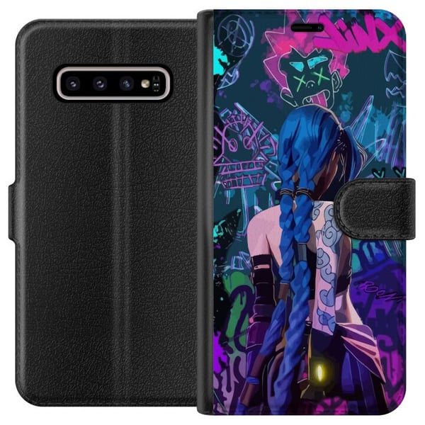 Kompatibelt Plånboksfodral till Samsung Galaxy S10+ Arcane, League of Legends