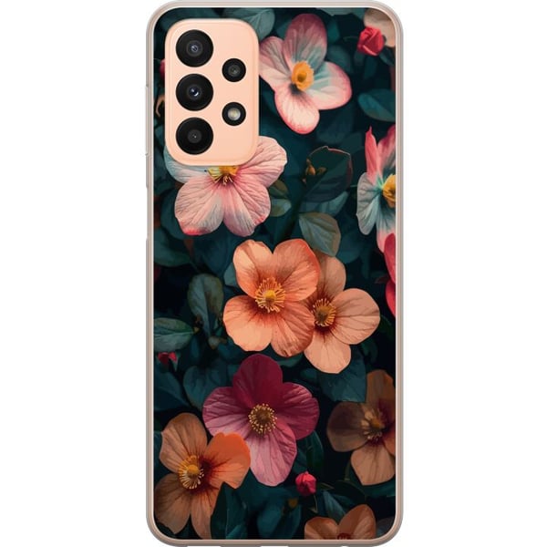 Yhteensopiva Puhelinkuori Samsung Galaxy A23 Kukat