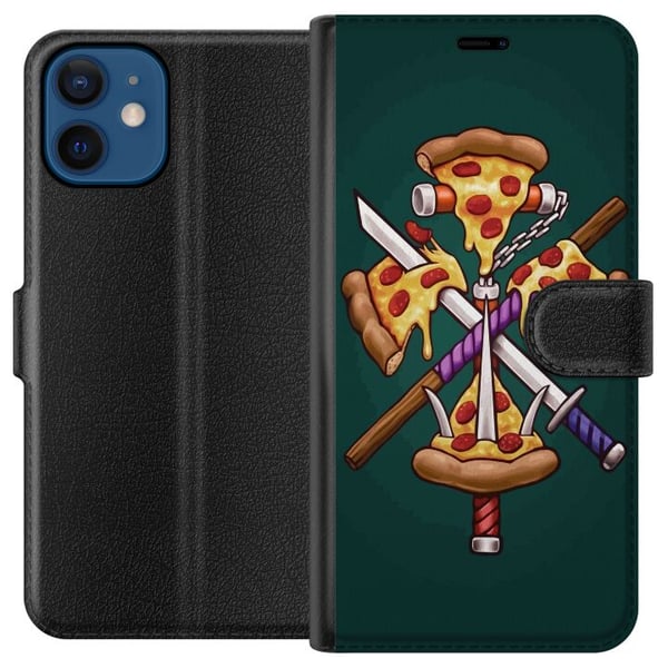 Kompatibelt Lommeboketui til Apple iPhone 12 Pizza
