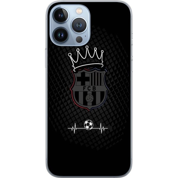Kompatibelt Mobilskal till Apple iPhone 13 Pro Max FC Barcelona Emblem Fotboll Motiv Blå Röd Klubblogo