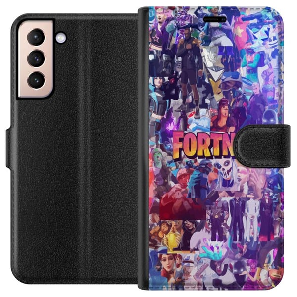 Kompatibelt Lommeboketui til Samsung Galaxy S21 Fortnite Kompatibelt Lommeboketui til Samsung Galaxy S21 Fortnite