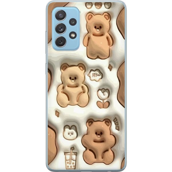Kompatibelt Mobilskal till Samsung Galaxy A52 5G Bubbliga Björnar Kompatibelt Mobilskal till Samsung Galaxy A52 5G Bubbliga Björnar