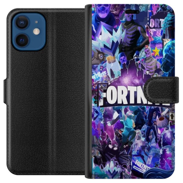 Kompatibelt Lommeboketui til Apple iPhone 12 mini Fortnite Kompatibelt Lommeboketui til Apple iPhone 12 mini Fortnite
