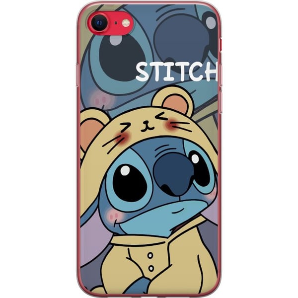 Kompatibelt Mobildeksel til Apple iPhone SE (2022) Disney Stitch blå alien med skilpadde figur