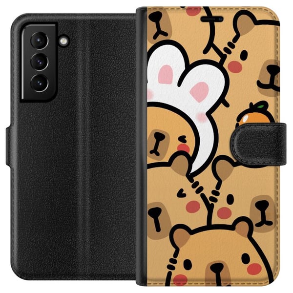 Kompatibelt Lommeboketui til Samsung Galaxy S21+ 5G Vannrotte Kompatibelt Lommeboketui til Samsung Galaxy S21+ 5G Vannrotte