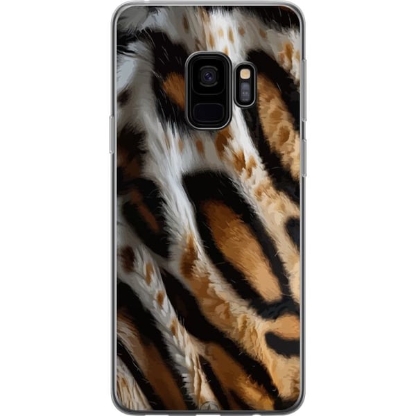 Kompatibel Mobilcover til Samsung Galaxy S9 Tigerstribemønster safaridyr