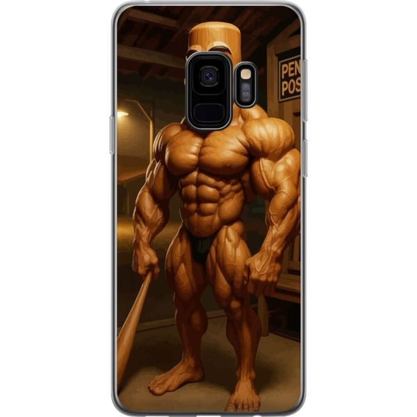 Kompatibelt Mobildeksel til Samsung Galaxy S9 Italiensk Brainrot-illustrasjon – Humoristisk trefigur i unik kunststil Kompatibelt Mobildeksel til Samsung Galaxy S9 Italiensk Brainrot-illustrasjon – Humoristisk trefigur i unik kunststil
