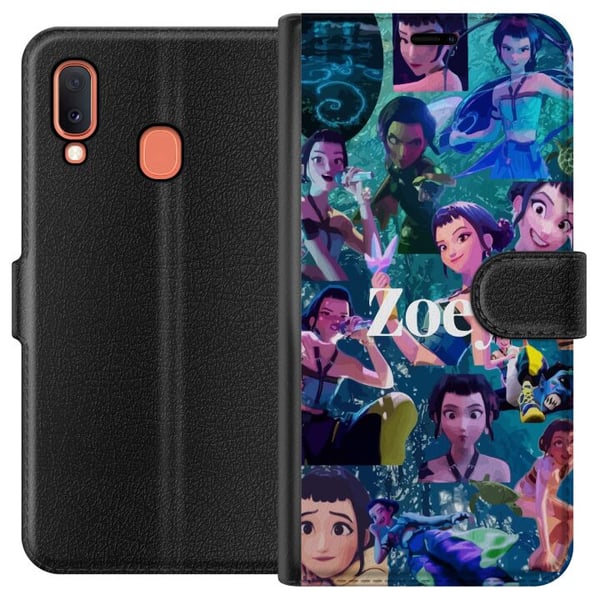 Kompatibelt Lommeboketui til Samsung Galaxy A20e Kpop Demonjegere Zoey Skog Kollasj Mystisk Aura Idol Kraft Glød Kompatibelt Lommeboketui til Samsung Galaxy A20e Kpop Demonjegere Zoey Skog Kollasj Mystisk Aura Idol Kraft Glød