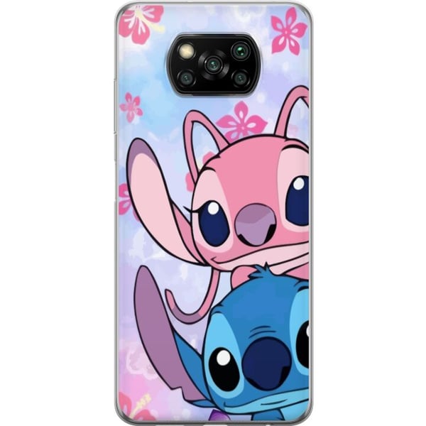 Kompatibelt Mobildeksel til Xiaomi Poco X3 NFC Stitch & Angel