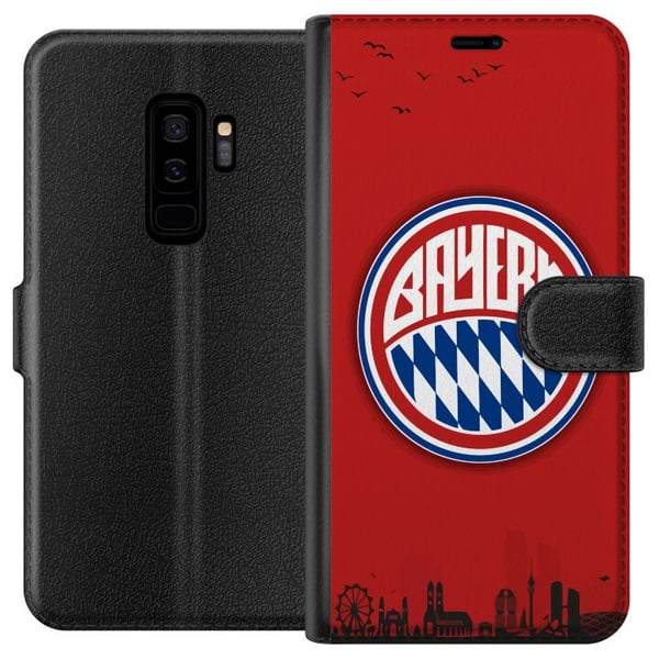Kompatibelt Plånboksfodral till Samsung Galaxy S9+ FC Bayern Munich Kompatibelt Plånboksfodral till Samsung Galaxy S9+ FC Bayern Munich