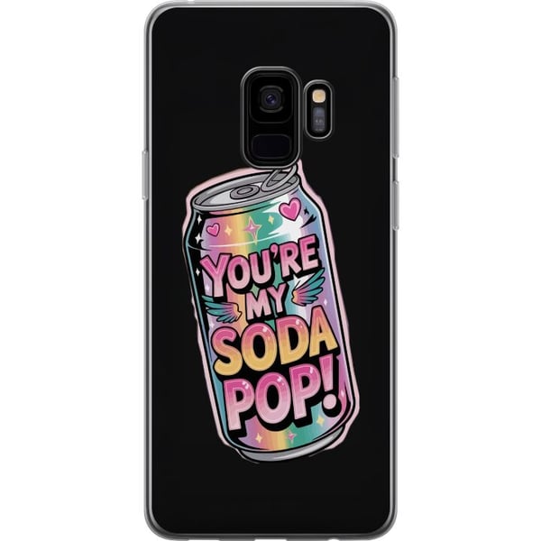 Kompatibel Mobilcover til Samsung Galaxy S9 Youre My Soda Pop kawaii pastel regnbue hjerter glitrende design
