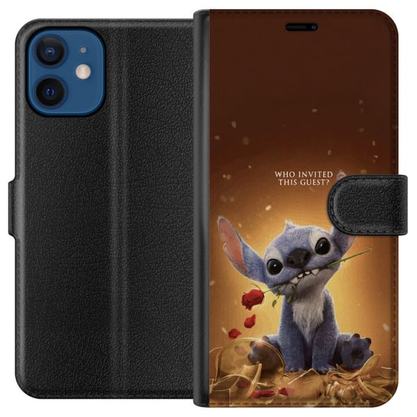 Kompatibelt Lommeboketui til Apple iPhone 12 Stitch