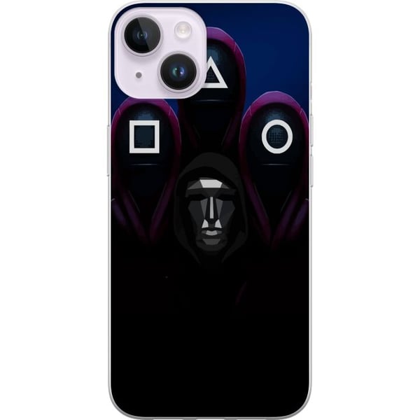 Yhteensopiva Puhelinkuori Apple iPhone 14 Plus Squid Game Säsong 3 Nya Ikoner Populär Serie TV Motiv