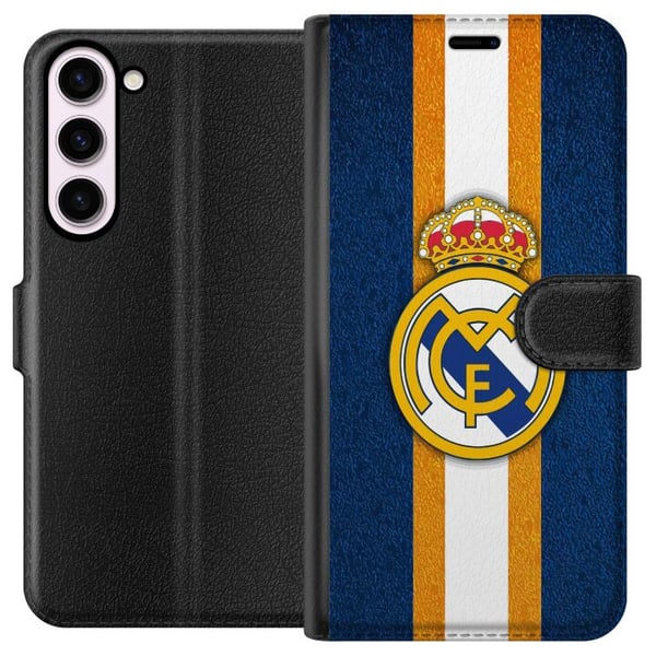 Kompatibelt Plånboksfodral till Samsung Galaxy S23+ Real Madrid CF