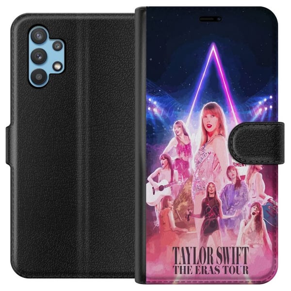 Kompatibelt Plånboksfodral till Samsung Galaxy A32 5G Taylor Swift Galaxy Neon Kompatibelt Plånboksfodral till Samsung Galaxy A32 5G Taylor Swift Galaxy Neon