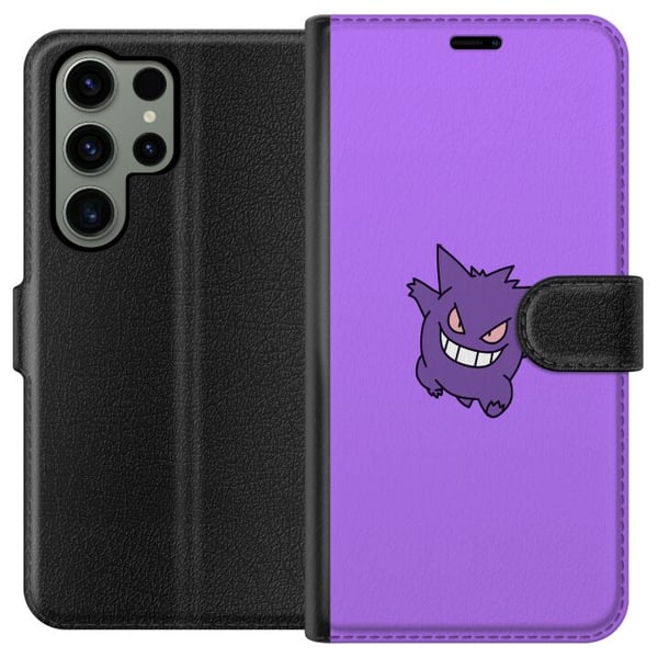 Kompatibel Tegnebogsetui til Samsung Galaxy S23 Ultra Gengar Pokémon