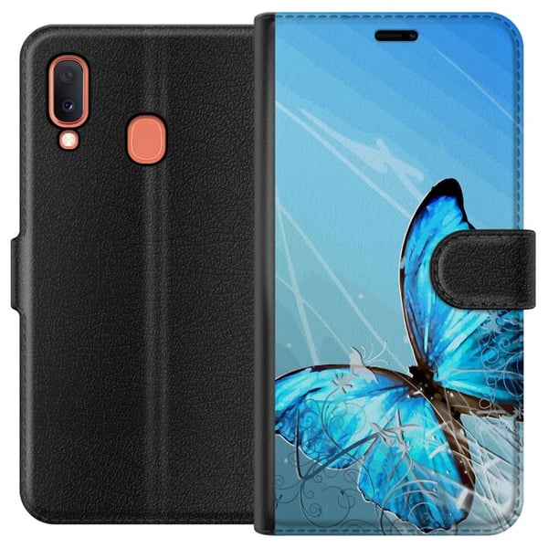 Yhteensopiva Lompakkokotelo Samsung Galaxy A20e Sudenkorento