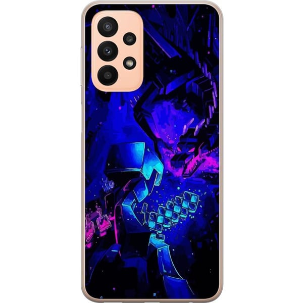 Yhteensopiva Puhelinkuori Samsung Galaxy A23 Minecraft