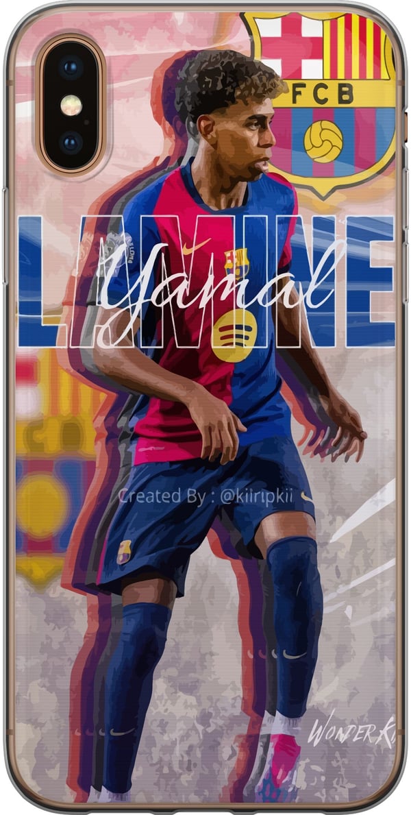 Kompatibel Mobilcover til Apple iPhone XS Lamine Yamal FCB