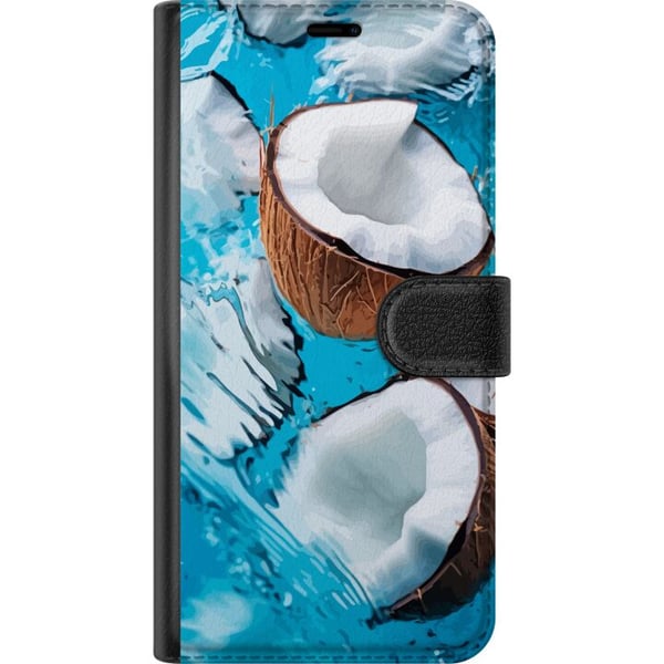 Kompatibel Tegnebogsetui til Samsung Galaxy S23+ Kokosnød Pool Sommer Strand Paradis