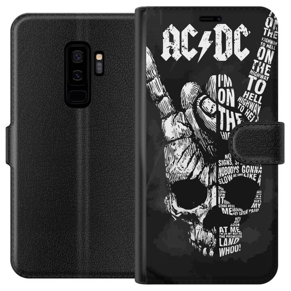 Yhteensopiva Lompakkokotelo Samsung Galaxy S9+ ACDC Rockmusiikkibändi Kitara Klassinen Yhteensopiva Lompakkokotelo Samsung Galaxy S9+ ACDC Rockmusiikkibändi Kitara Klassinen