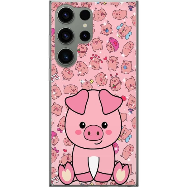 Kompatibel Mobilcover til Samsung Galaxy S23 Ultra Kawaii Gris Sød Lyserød Dyr Anime Kompatibel Mobilcover til Samsung Galaxy S23 Ultra Kawaii Gris Sød Lyserød Dyr Anime