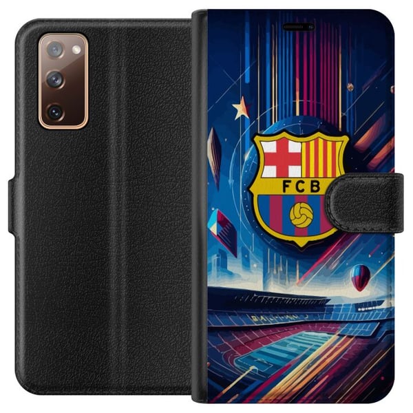 Kompatibelt Lommeboketui til Samsung Galaxy S20 FE FC Barcelona
